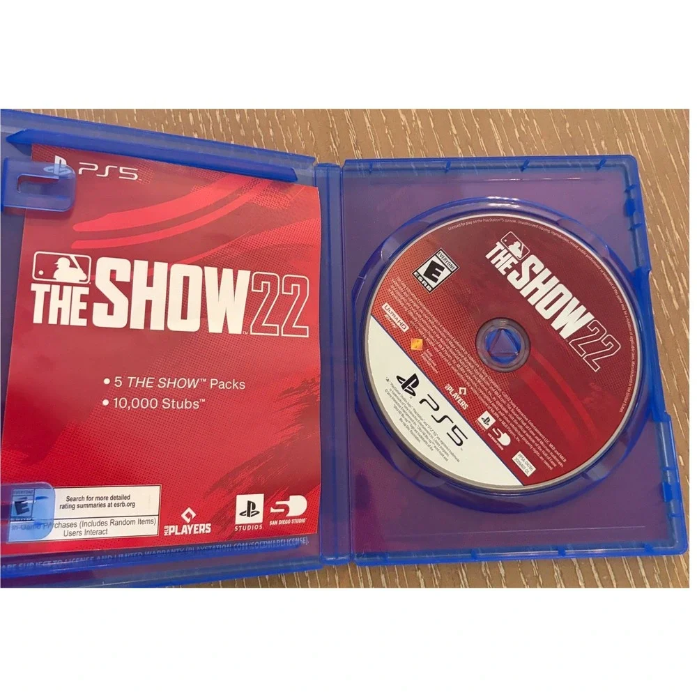 MLB The Show 22 Sony PlayStation 5 PS5 Shohei Ohtani Baseball Video Game Disc